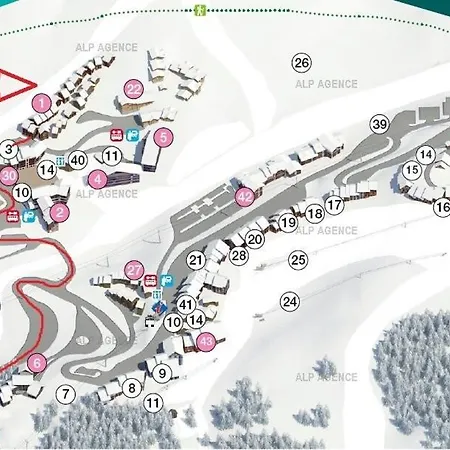 木屋 Les Des Alpages - 8/10 Pers - Les Alpages - Plagne Soleil - Wifi - C6alp Mae-3534 拉普拉涅
